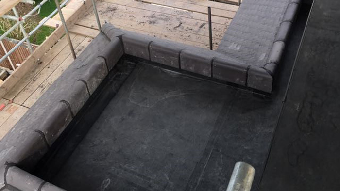 A flat roof done by our talented team