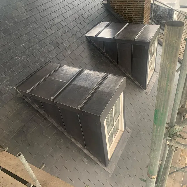 Leadwork on dormer windows richmond