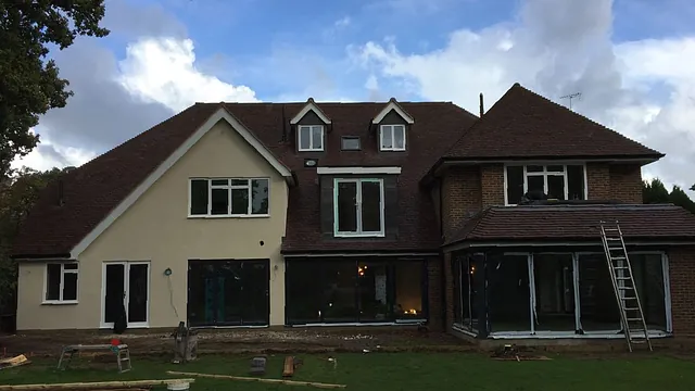 A complete roofing job done by our team in Chertsey