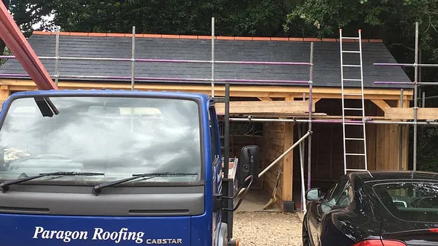 Slate roofing by our staff