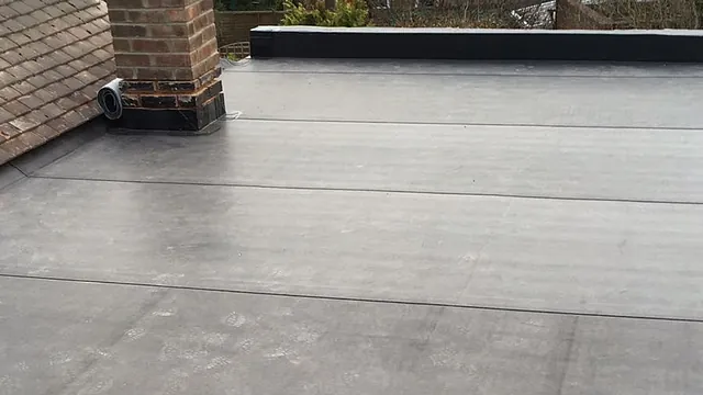 A large flat roof based on the customers requests