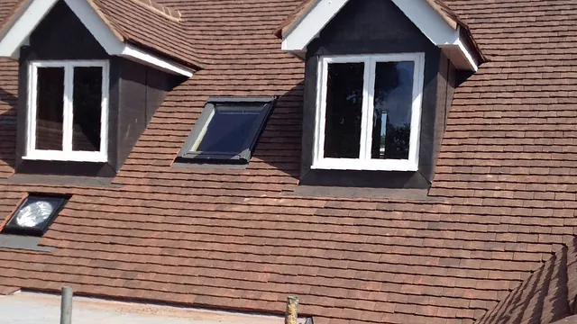 Roof repair work done by our team in Middlesex